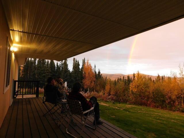 شقة Aurora Viewing Deck And Peaceful Retreat فيربانكس المظهر الخارجي الصورة
